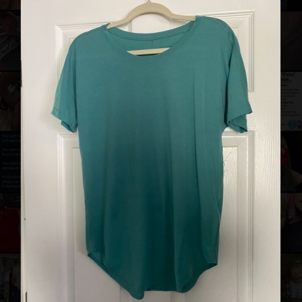 North Face Teal t-shirt